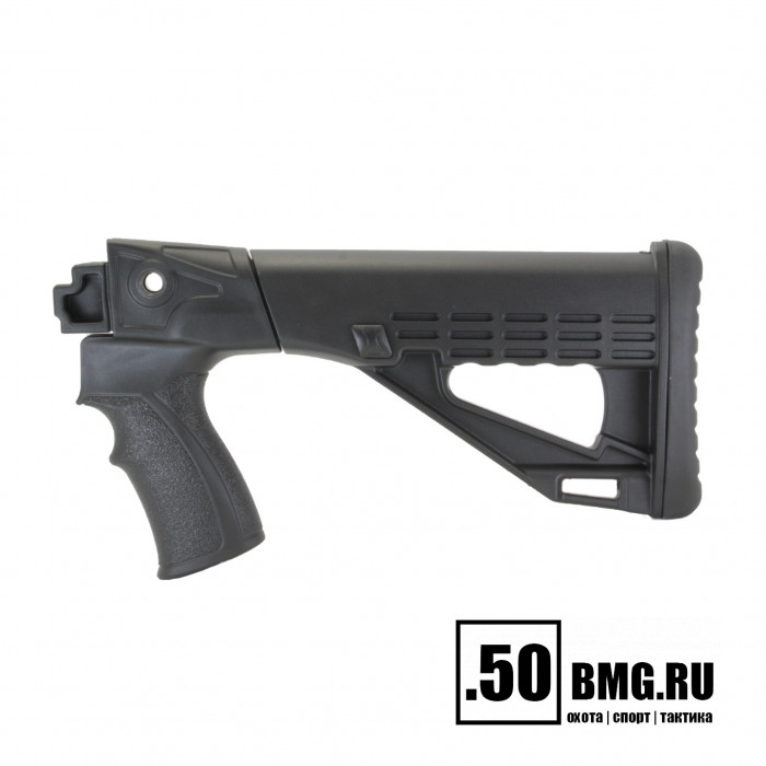 Телескопический приклад DLG Tactical на Сайга-12/20/410 с охот. прикладом (DLG20001)