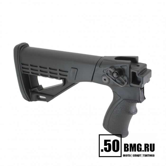 Телескопический приклад DLG Tactical на Сайга-12/20/410 с охот. прикладом (DLG20001)