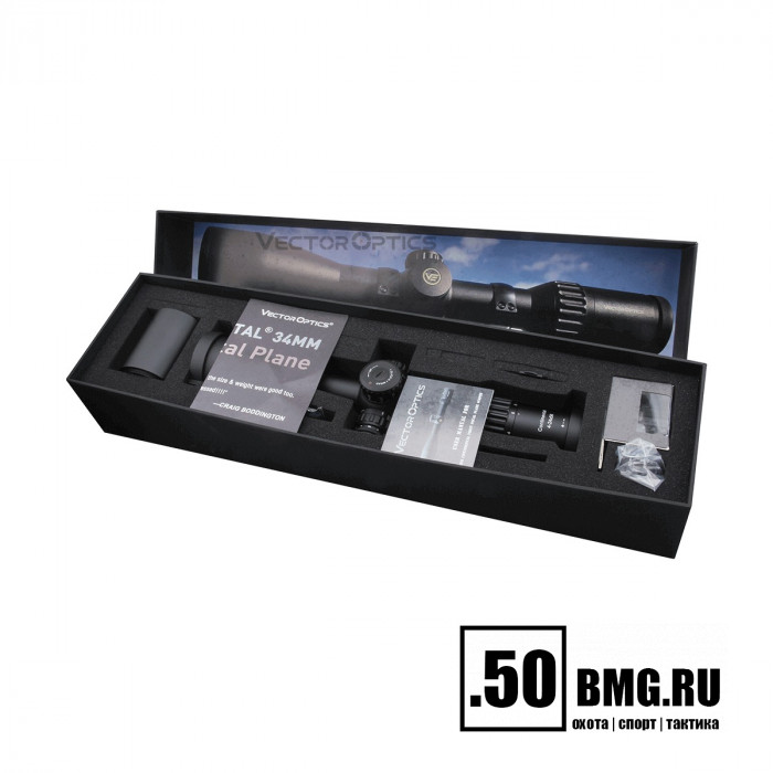 Оптический прицел Vector Optics Continental 4-24x56 FFP кольца 34 мм