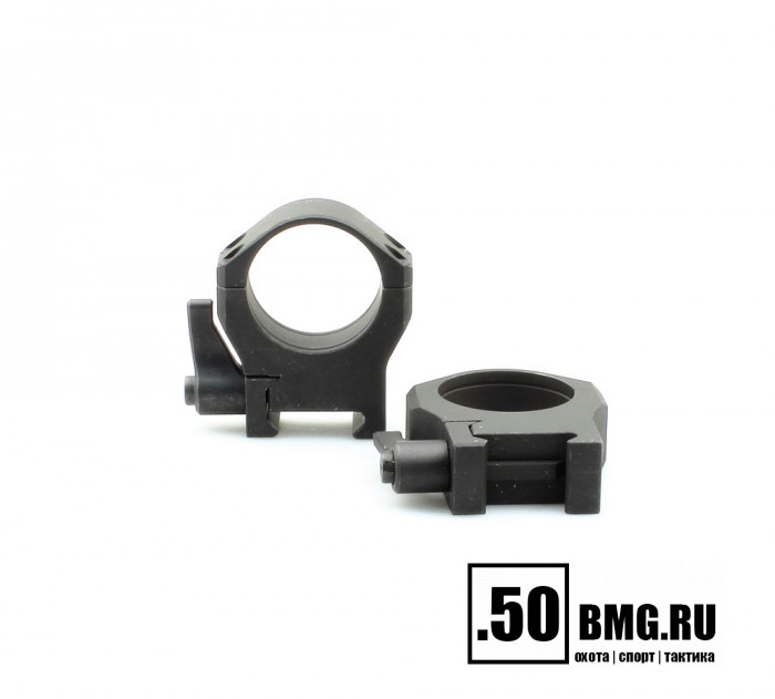 Быстросъемные кольца Luman Precision 30 мм на Weaver/Picatinny, BH 14 мм (средние)