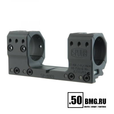 Кронштейн Spuhr SP-4801 кольца 34мм на Picatinny/Weaver (13 MIL/44,4 MOA.,H-30 мм)
