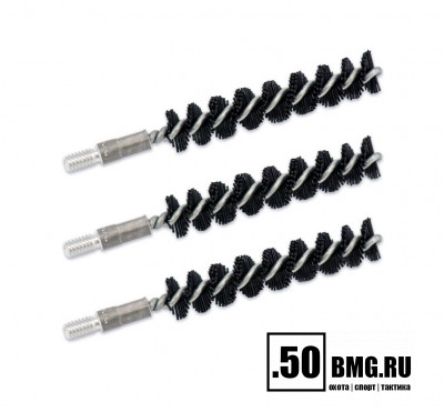 Нейлоновые ершики 3шт Bore Tech .338 Cal. (8,5мм) резьба папа 8/32 (BTNR-338-03)