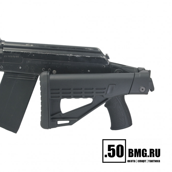 Телескопический складной приклад DLG Tactical на Сайга-12/20/410 с охот. прикладом (DLG20002)