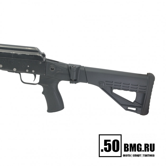 Телескопический складной приклад DLG Tactical на Сайга-12/20/410 с охот. прикладом (DLG20002)