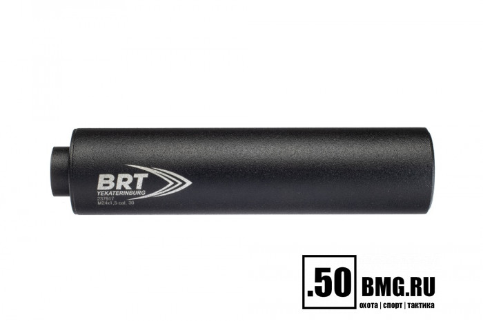 Реактивный ДТКП закрытого типа BRT для Сайга-308 кал. 7,62/308 (200мм, резьба M24х1,5R, п/п 10мм, ⌀ 50мм)
