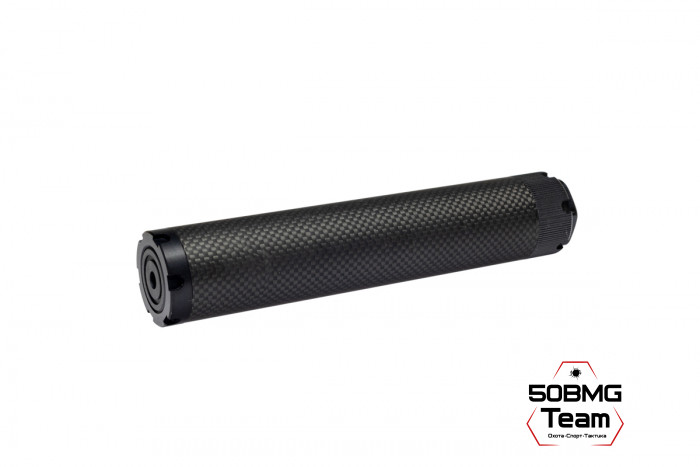 Реактивный ДТКП закрытого типа BRT Оса Карбон (200мм, резьба 1/2"-28 UNEF,  кал.223Rem/5.45, ⌀ 40 мм)