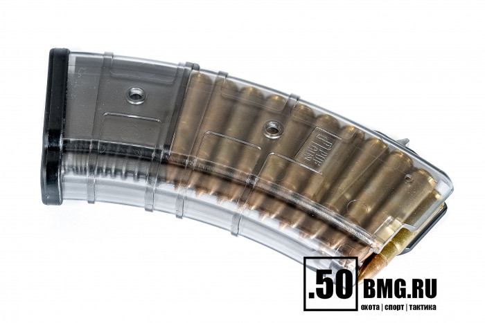 Магазин Pufgun на Сайга-МК (без сухаря) 7,62х39 20 патронов прозрачный (MAG SG762 40-20/TR)