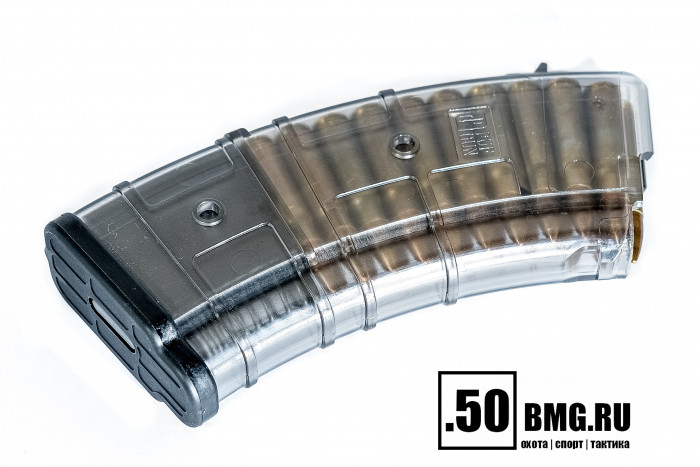 Магазин Pufgun на Сайга-МК (без сухаря) 7,62х39 20 патронов прозрачный (MAG SG762 40-20/TR)