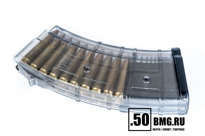 Магазин Pufgun на Сайга-МК (без сухаря) 7,62х39 20 патронов прозрачный (MAG SG762 40-20/TR)