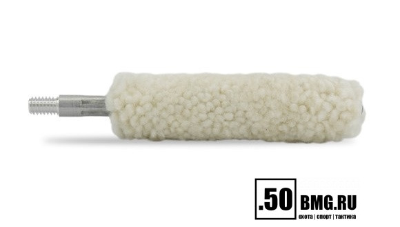 Хлопковый ершик пуховка Bore Tech для патронника большой резьба папа 8/32 (BTMC-300-00)