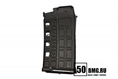 Магазин АК-308 ЭВО для Сайга-МК .308 20 местный с визуальным контролем (ограничитель 10)