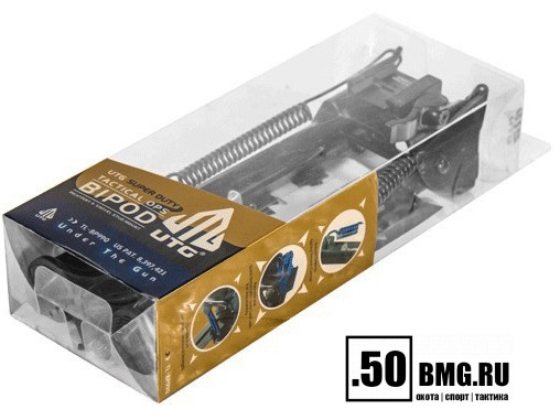 Сошки Leapers UTG быстросъемные на Weaver, высота 20-33 см (TL-BP99Q)