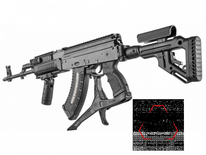 Рукоять-сошка FAB-Defense AK-Podium для AK-47
