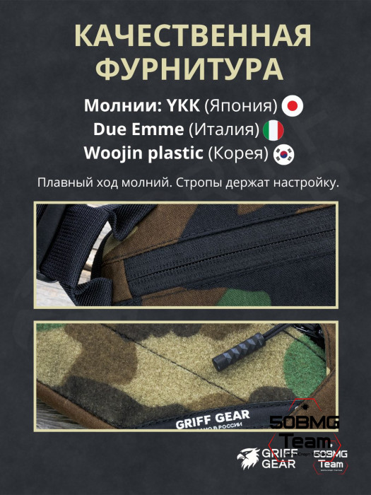 Сумка поясная Griff Gear Гефест XL (Woodland)