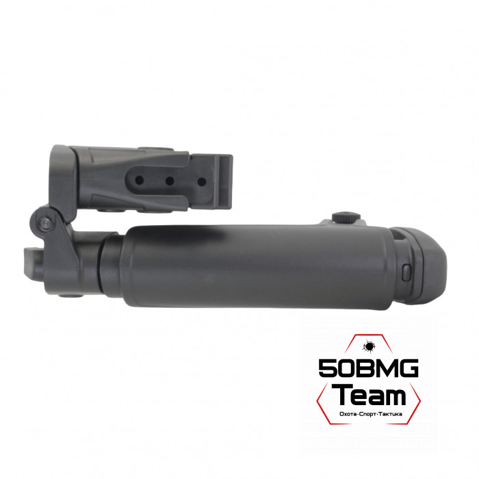 Телескопический складной приклад DLG Tactical на Сайга-12/20/410 с охот. прикладом с подщечником (DLG20006)