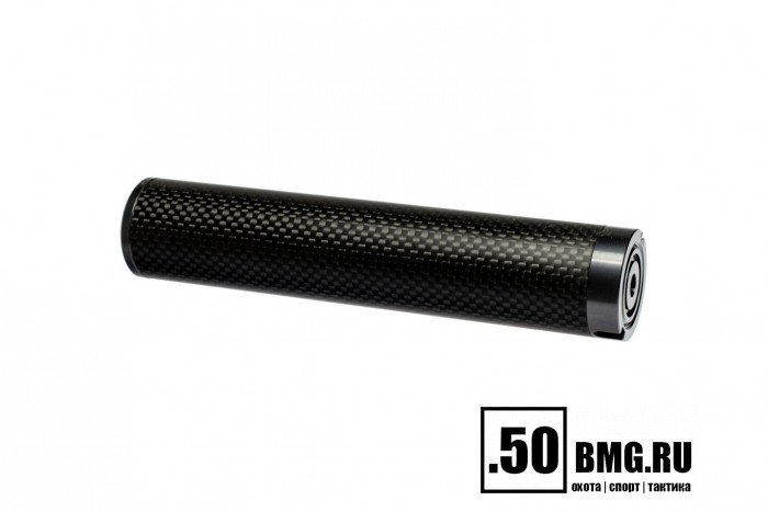 Реактивный ДТКП закрытого типа BRT Москит Карбон (160мм, резьба 1/2"-20 UNF,  cal. 6.5, ⌀ 30мм)