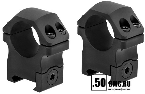 Кольца Leapers UTG PRO 25.4 мм на Weaver, высокие (RWU012515)