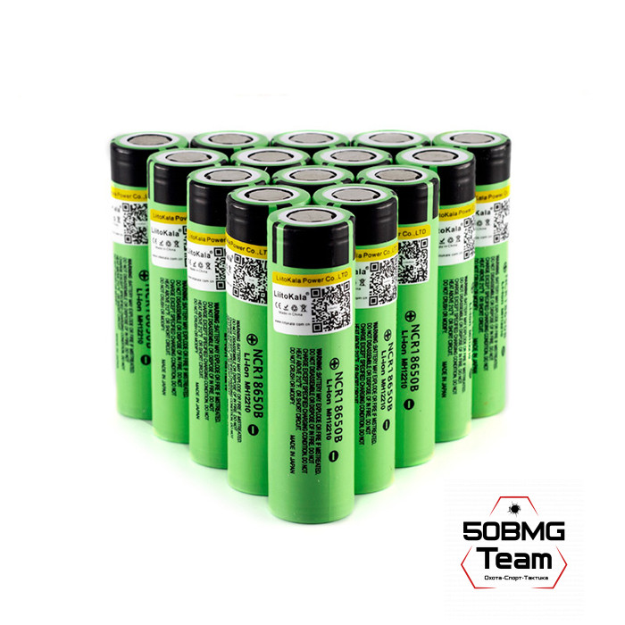 Аккумулятор 18650 Li-Ion 3400 мАч LiitoKala NCR18650B