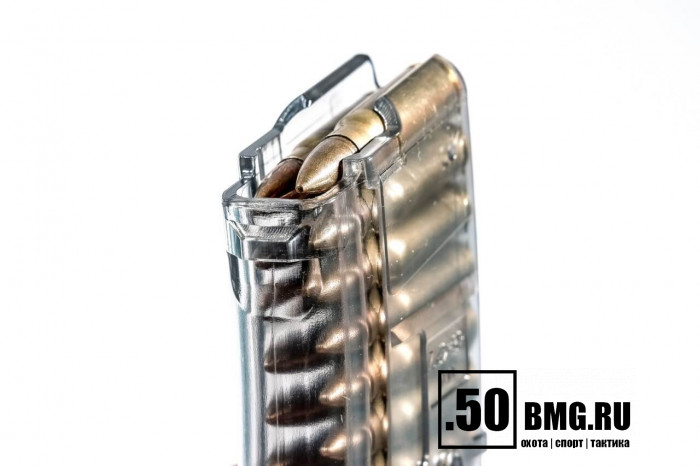 Магазин Pufgun на Сайга-МК (без сухаря) 7,62х39 40 патронов прозрачный (MAG SG762 40-40/TR)