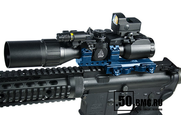 M1S35070R2 Быстроссъемный кронштейн Leapers UTG кольца 26мм на Weaver/Picatinny KR=50мм ВН=15мм