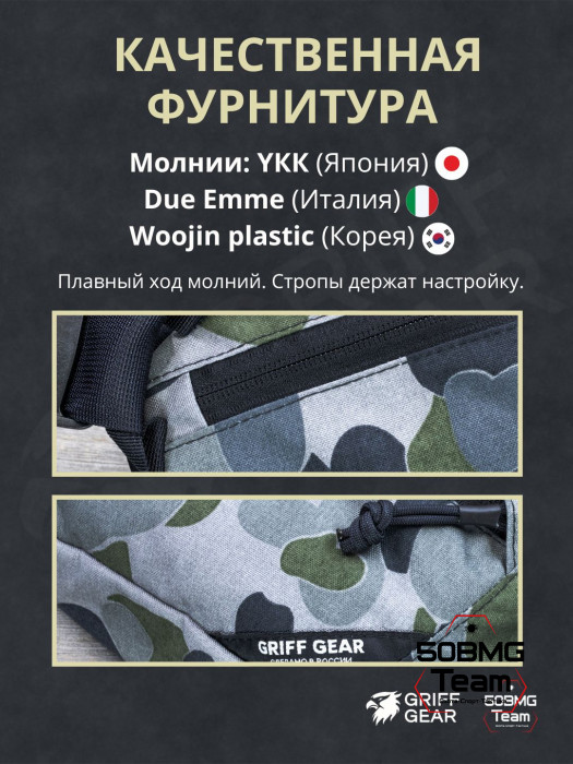Сумка поясная Griff Gear Гефест XL (Пузырьки)