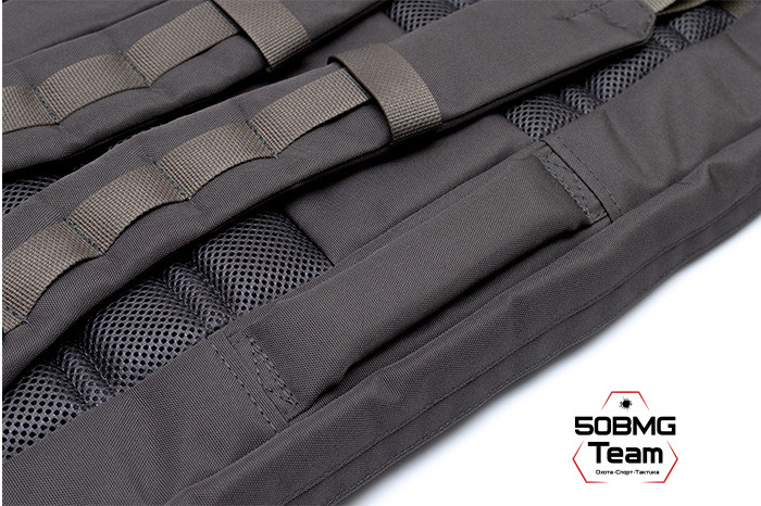 Чехол-рюкзак 50BMG Team Кордура 1000, 86х30х6см (Gray)