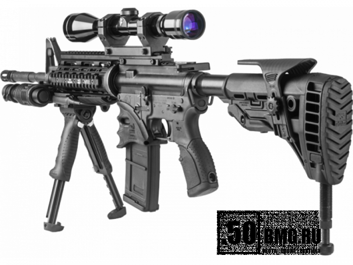 Быстросъемная рукоятка-сошки FAB Defense на цевьё с Weaver (T-POD G2)