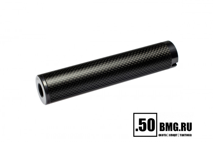 Реактивный ДТКП закрытого типа BRT Москит Карбон (160мм, резьба 1/2"-28 UNEF,  cal. 6.5, ⌀ 30мм)