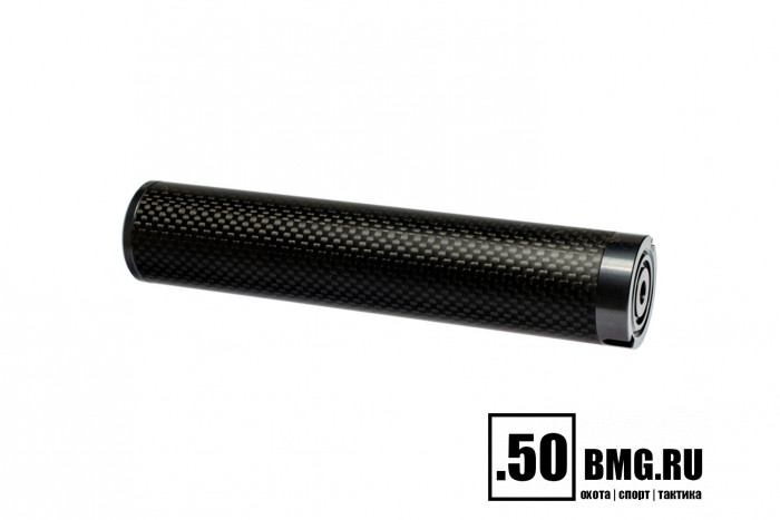 Реактивный ДТКП закрытого типа BRT Москит Карбон (160мм, резьба 1/2"-28 UNEF,  cal. 6.5, ⌀ 30мм)