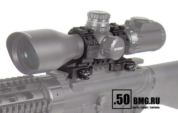 Кронштейн Leapers UTG быстросъемный на Weaver, средние кольца 30 мм (M3B40090R2)