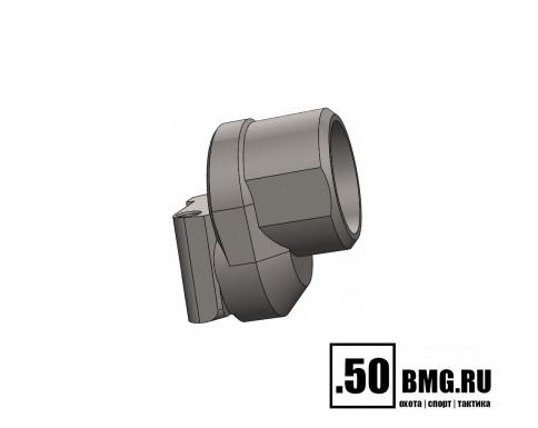 Переходник Рысь Ш-АК-2 со смещением 17 мм по высоте «Шарнир АК-2» для установки телескопических прикладов М-Серии на оружие тип САЙГА-МК,АК-100,АКС-74