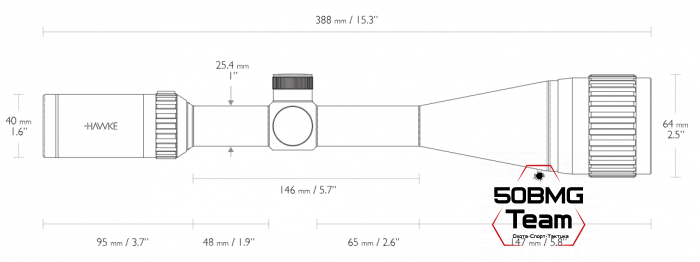 Оптический прицел Hawke Vantage IR 4-16x50 АО