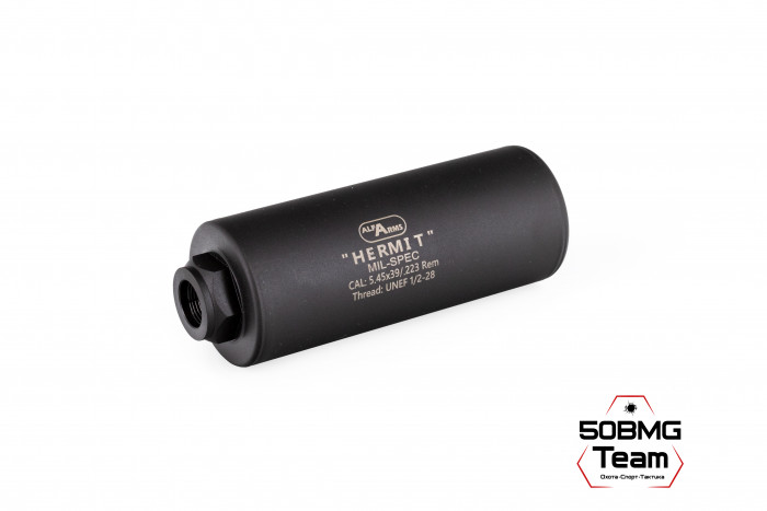 Газоразгруженный дожигатель Alfa Arms "Hermit" на AR-15/М4 (UNEF 1/2х28) кал. 5.45/.223 Rem