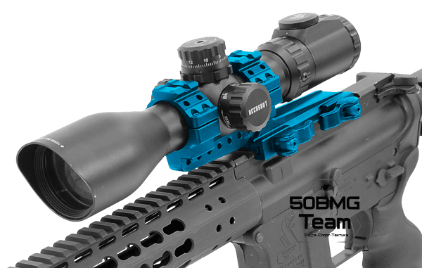 M3S40070R2 Быстросъемный кронштейн Leapers UTG кольца 30мм на Weaver/Picatinny KR=65мм ВН=22мм