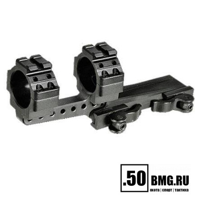 M3S40070R2 Быстросъемный кронштейн Leapers UTG кольца 30мм на Weaver/Picatinny KR=65мм ВН=22мм