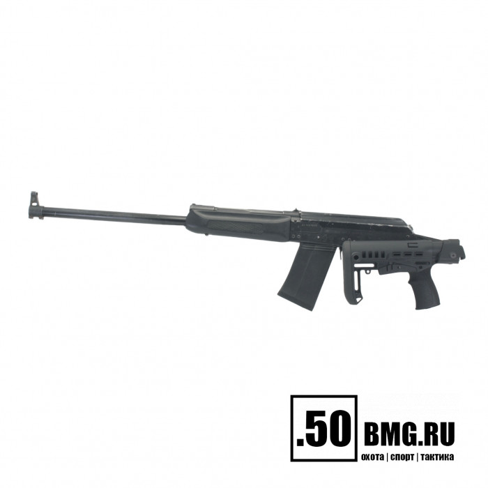 Телескопический складной приклад DLG Tactical на Сайга-12/20/410 с охот. прикладом (DLG20008)