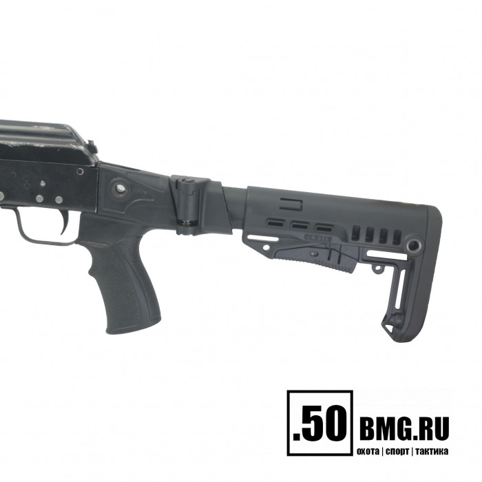 Телескопический складной приклад DLG Tactical на Сайга-12/20/410 с охот. прикладом (DLG20008)