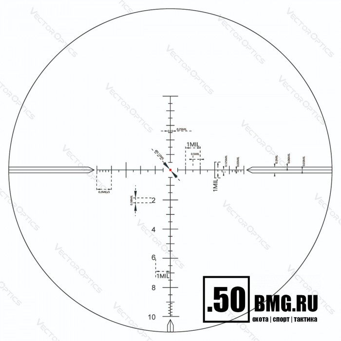 Оптический прицел Vector Optics Taurus 5-30x56 FFP кольца 30 мм