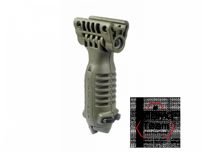 Рукоятка-сошки FAB Defense на цевьё с планкой Weaver (T-POD)