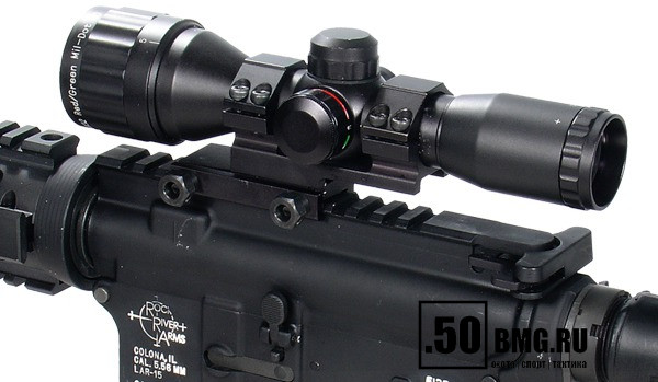 Кронштейн Leapers UTG AccuShot на Weaver, высокие кольца 25.4 мм, смещенный (RGWMOFS38-25H4)