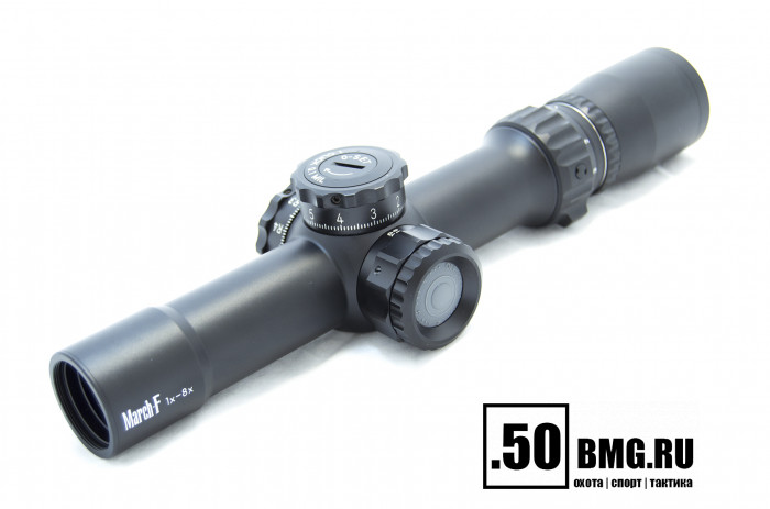 Оптический прицел March 1-8x24 FFP, сетка FMA-1 (подсветка)