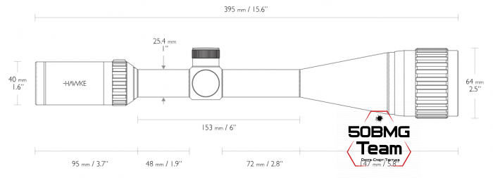 Оптический прицел Hawke Vantage IR 6-24x50 АО