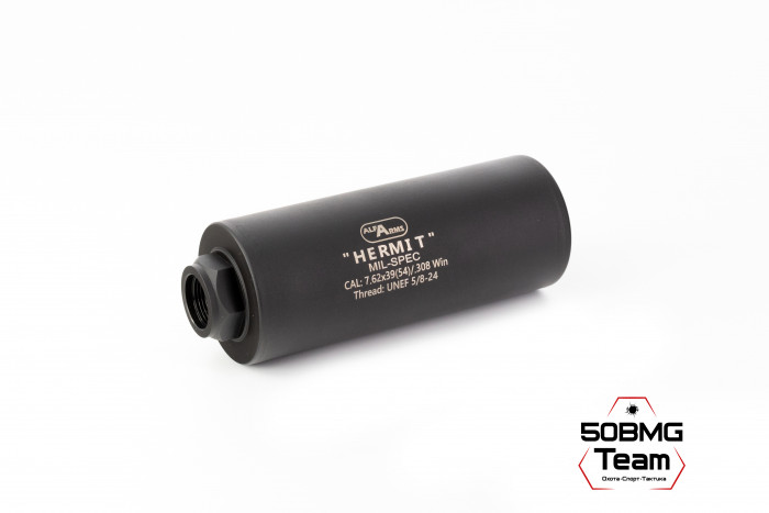 Газоразгруженный дожигатель Alfa Arms "Hermit" на AR-10/308/Remington 700/Savage (UNEF 5/8-24) кал. 7,62/308 Win
