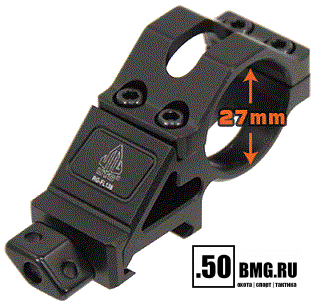 RG-FL138 Кронштейн Leapers UTG для фонаря со смещением 45° на Weaver/Picatinny