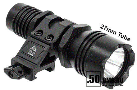 RG-FL138 Кронштейн Leapers UTG для фонаря со смещением 45° на Weaver/Picatinny