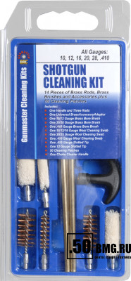 Универсальный набор DAC для чистки гладкоствольного оружия 14 предметов, в блистере