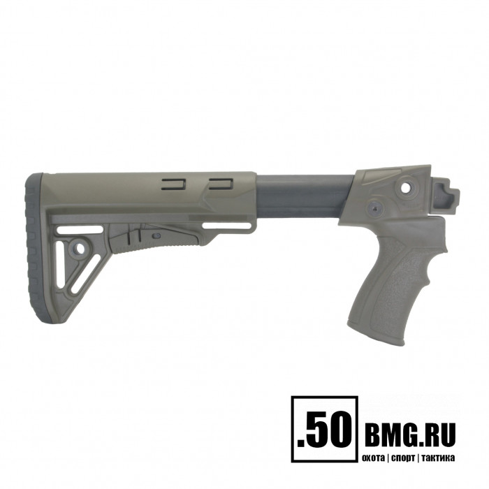 Телескопический приклад DLG Tactical на Сайга-12/20/410 с охот. прикладом (DLG20010)