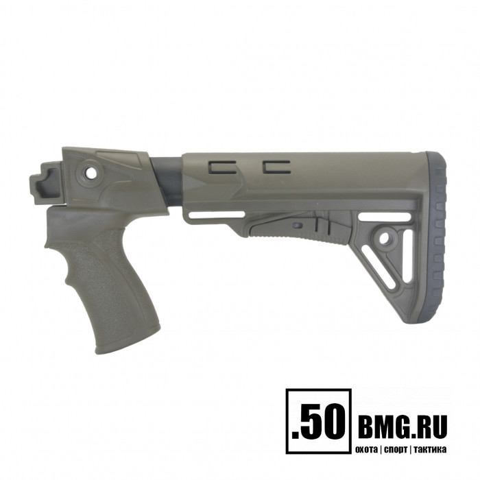 Телескопический приклад DLG Tactical на Сайга-12/20/410 с охот. прикладом (DLG20010)