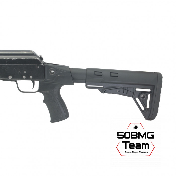 Телескопический приклад DLG Tactical на Сайга-12/20/410 с охот. прикладом (DLG20010)