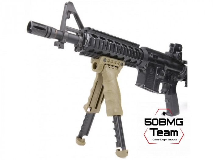 Быстросъемная рукоятка-сошки FAB Defense на цевьё с Weaver (T-POD G2 QR)